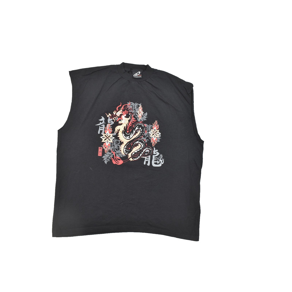 Otomix Sport Size XXL USA Made Shirt Tank Sleeveless Asian Dragon